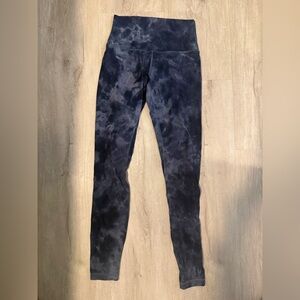 lululemon athletica Navy Tie-Dye Leggings